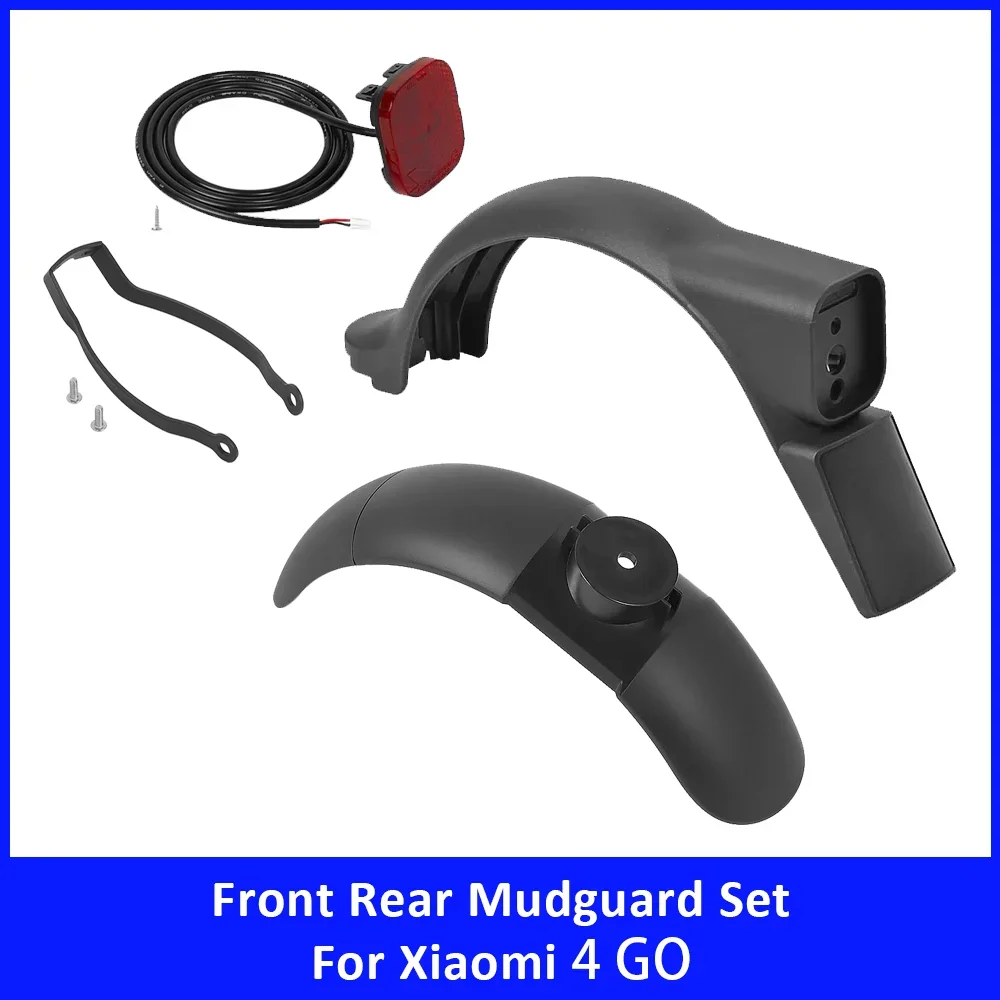 

Front Rear Mudguard Kit for Xiaomi 4 Go Front Fender Rear Fender Taillight Support Bracket Xiaomi Scooter Accessories Spare Part