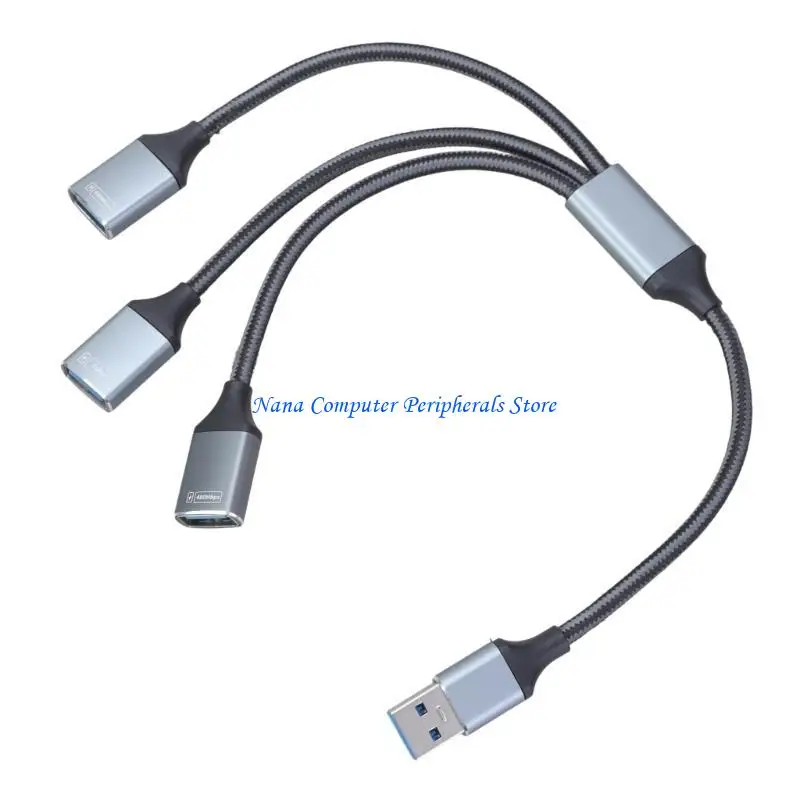 

F68C Multiport USB Hubs with 1 USB3.0 and 2 USB2.0 Connection Cable for Gadgets