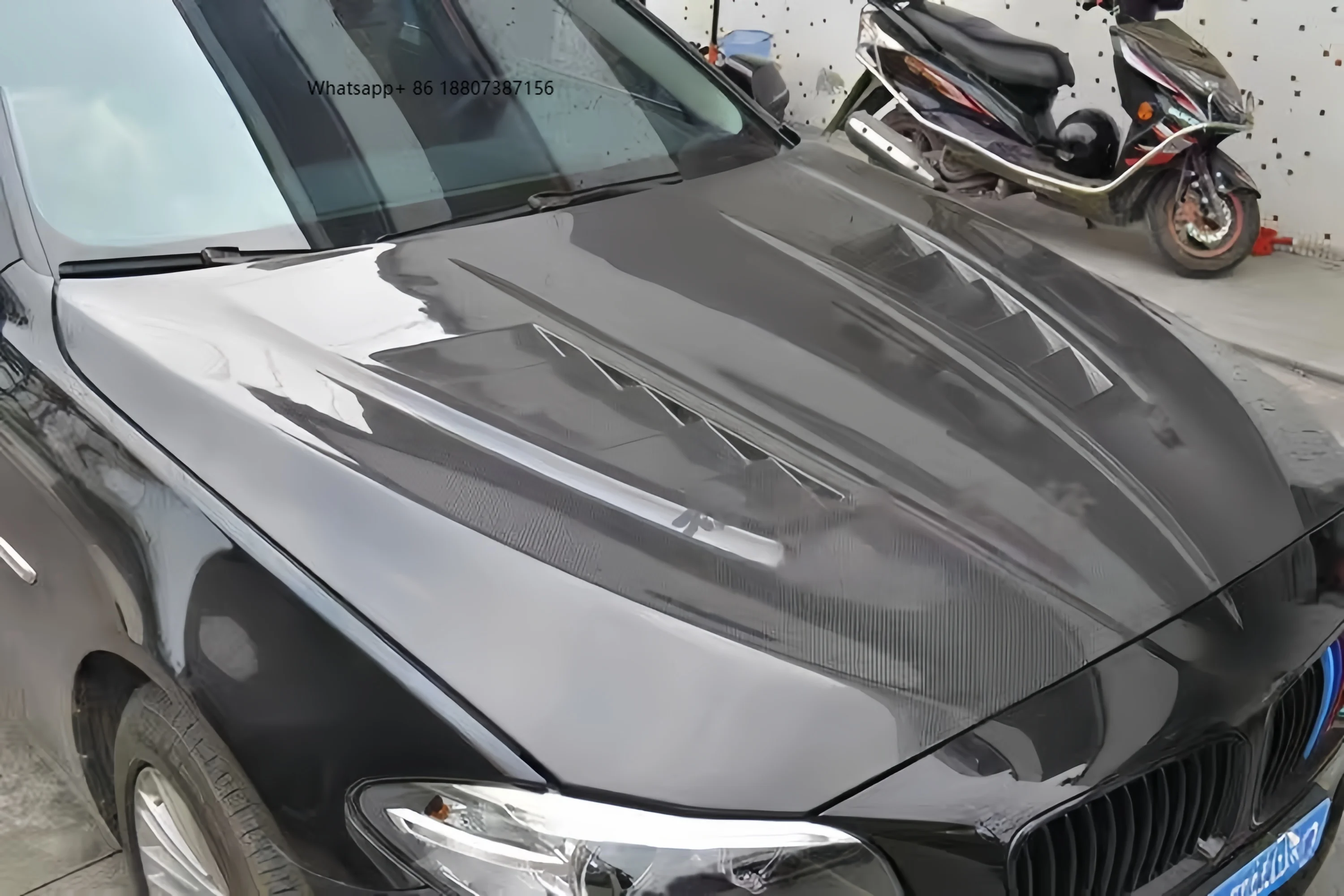 

ForBMW 5 Series M5 F10 AG Style Carbon Fiber Engine Cover 2011 2016