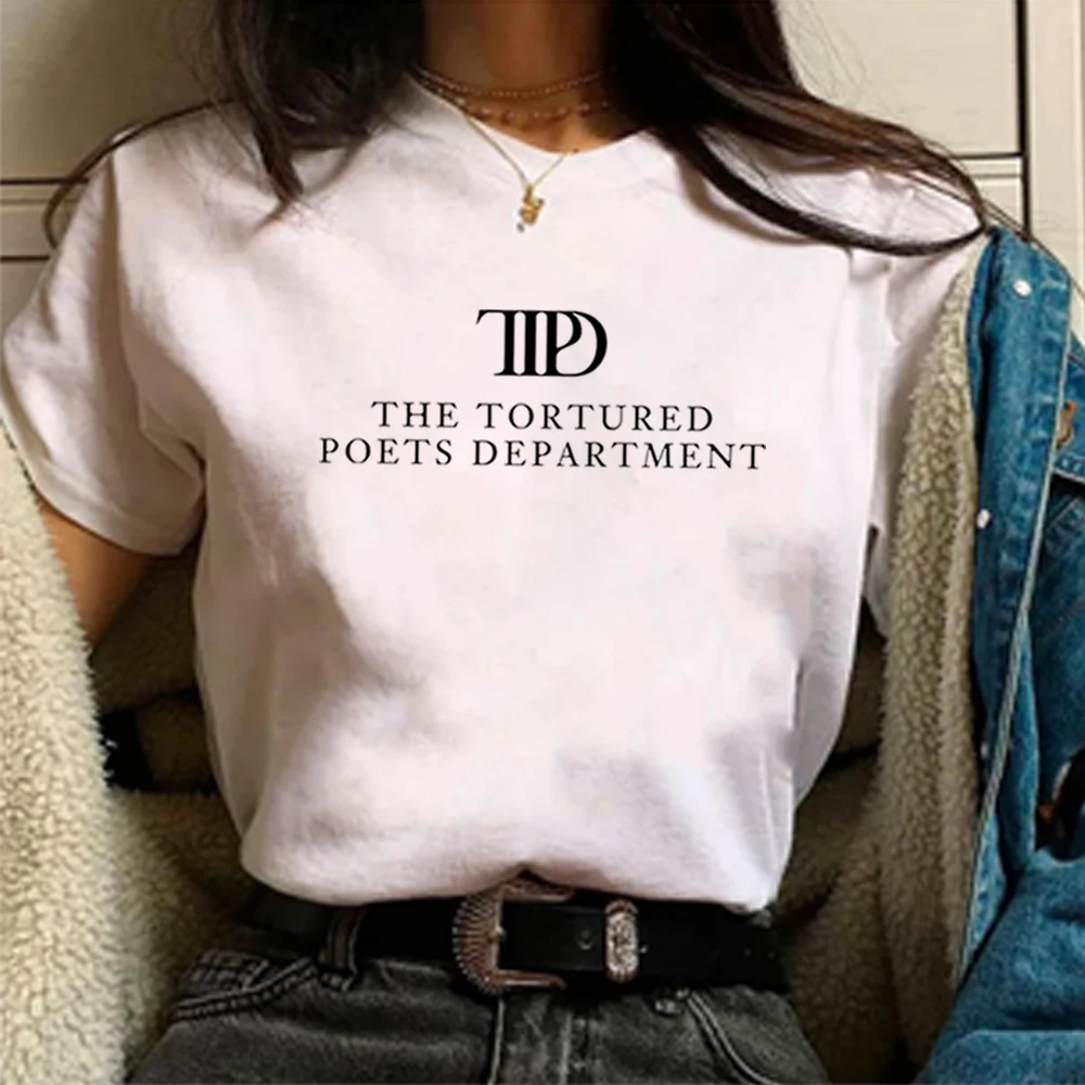 

The Tortured Poets Department Tshirt TTPD Inspired Shirt New Album Era Short Sleeve Shirt Trendy Women Clothing Gift for Fan