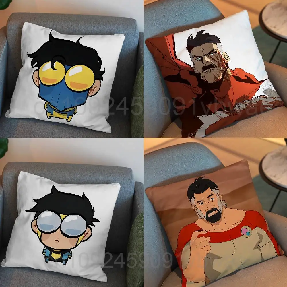 Nolan Omni Invincible Yellow Mark Pillow Case cover Nap Time  Sofa Living home Room Bedroom Backrest Cushion Square cojines
