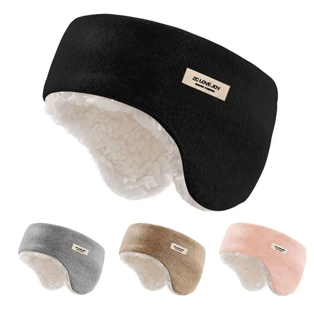 Orejeras cálidas acolchadas a prueba de viento para hombre, orejeras gruesas Unisex cálidas para el viento, calentadores de orejas, máscara protectora para las orejas, Otoño Invierno