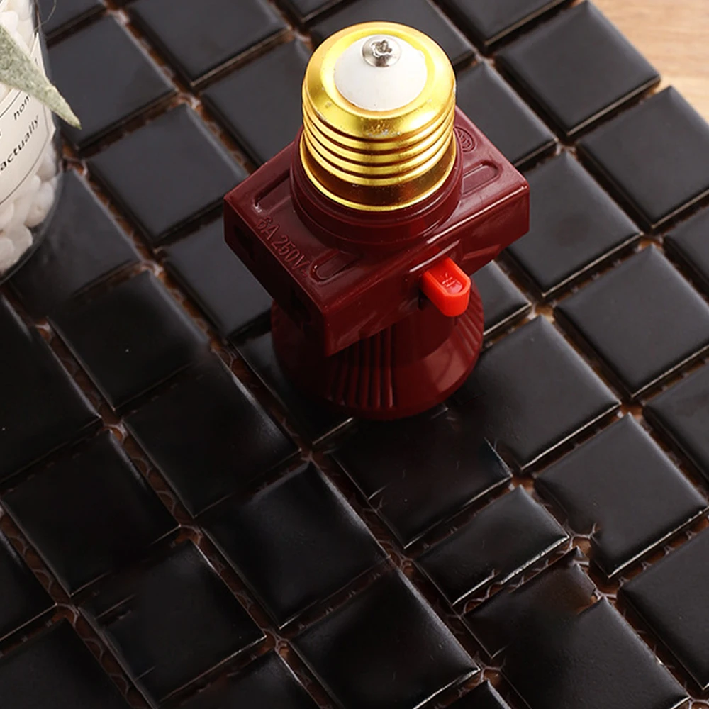 E27 قاعدة مصابيح 111 فولت-240 فولت المسمار لمبة حامل تحويل إلى مع التبديل مصباح المقبس LED لمبة المقبس ديكور المنزل مكتب نزل #3