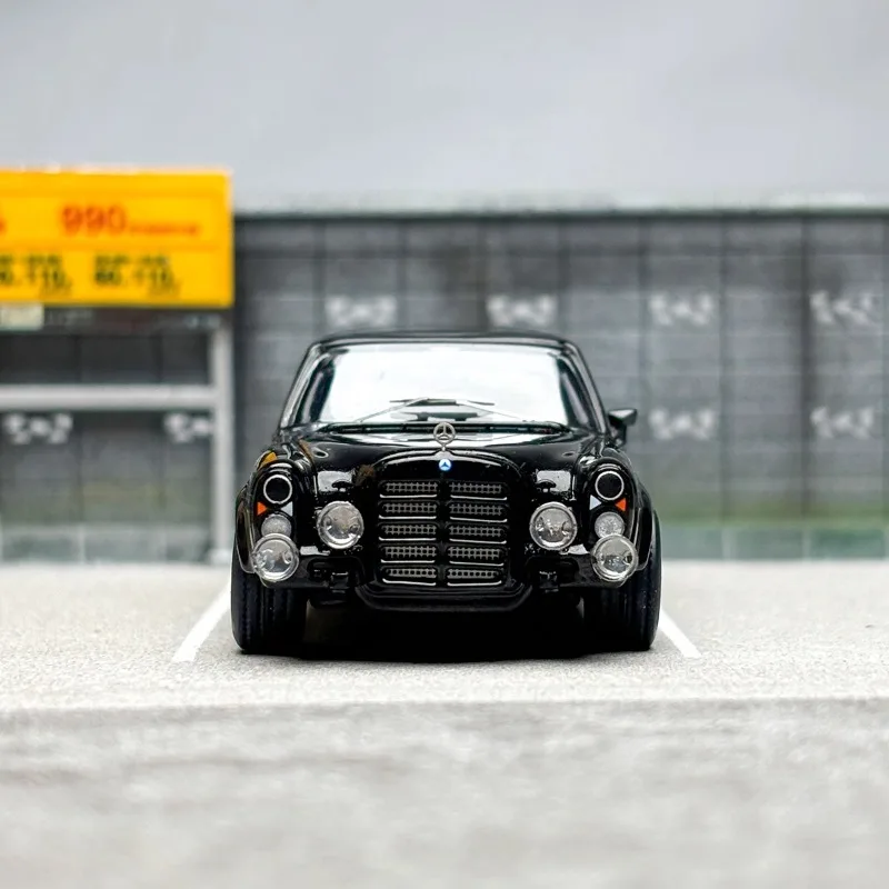 Liberty64 1/64 Mercedes Benz 300sel Amg W109 Zwart Gelegeerd Speelgoed Motorvoertuig Diecast Metalen Model Geschenken