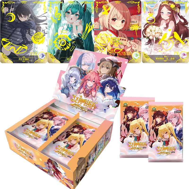 

New Goddess Story Collection Card Booster Box Anime Goddess Feast Rare SER UR Cards TCG Playing Game Children Table Toy For Gift