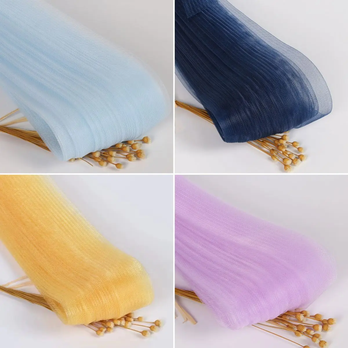 2-10CM Flexible Stiffening Flat Mesh Ribbon Trim Horsehair Braid for DIY Millinery Hats Boning Sewing Wedding Fascinator Crafts