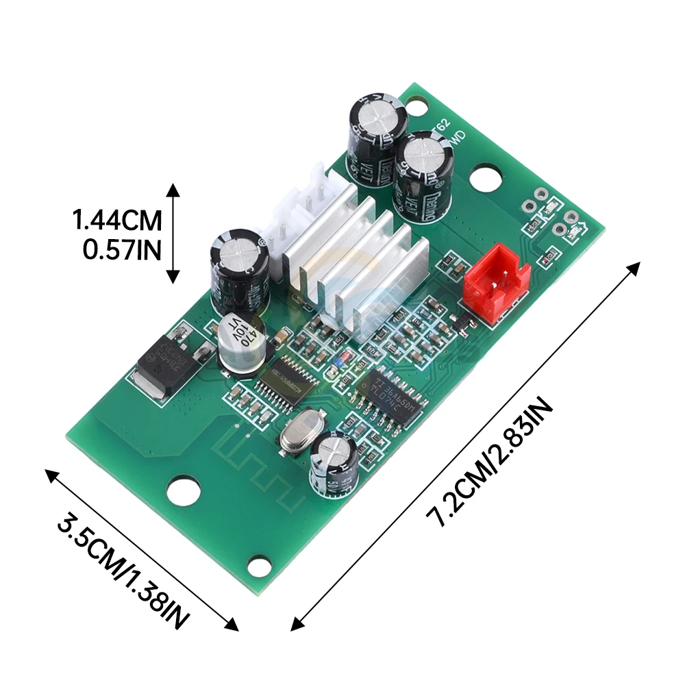 DC 8-24V 50W+50W BT Amplifier Board Module Speaker Audio Receiver Supports Tws Pairing