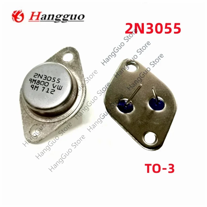 10Pcs/Lot Original 2N3055 Power Transistors NPN TO-3 Metal Case 15A/60V  Best quality