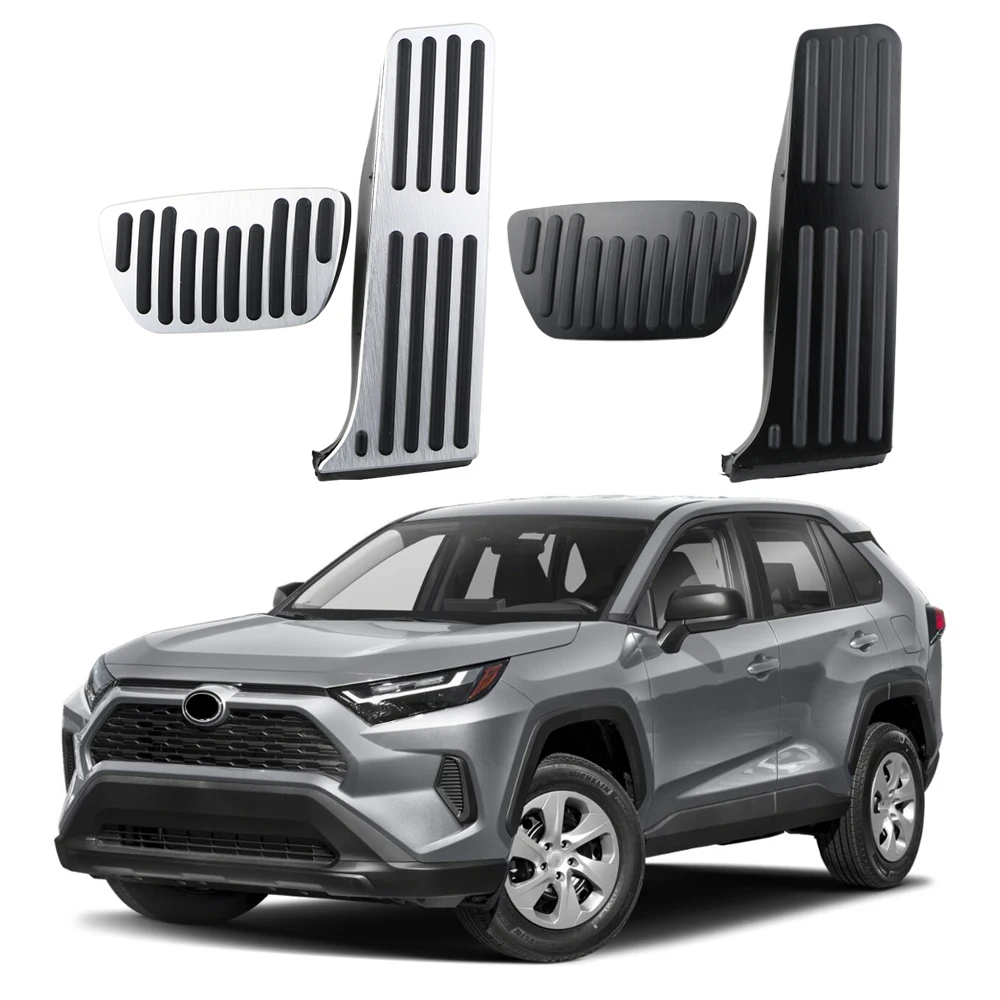 Para Toyota RAV4 RAV 4 XA50 2019 - 2024 pedales cubierta de Pedal de freno de Gas almohadilla de Pedal antideslizante accesorios interiores LHD