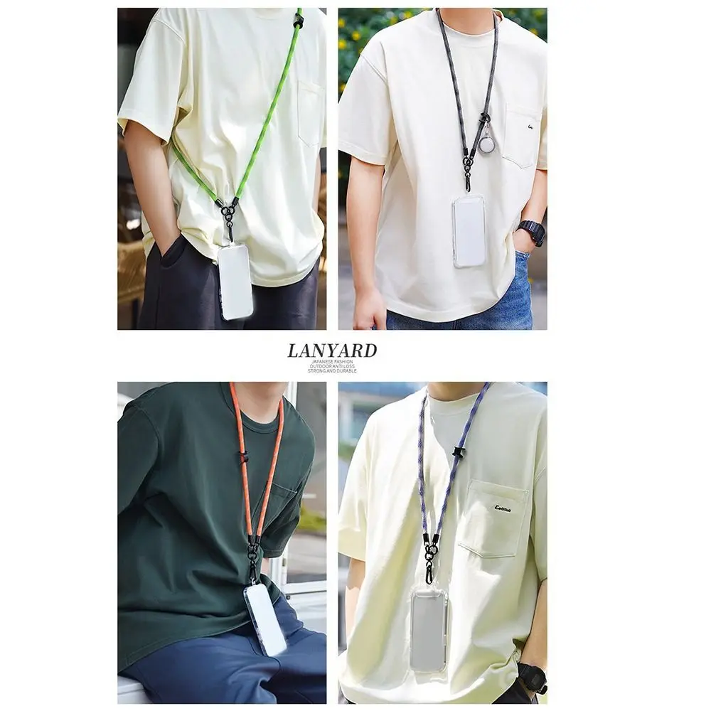 

Многостильный ремешок для карт сотового телефона, регулируемый утолщенный съемный ремешок для мобильного телефона, шейный шнур с привязкой