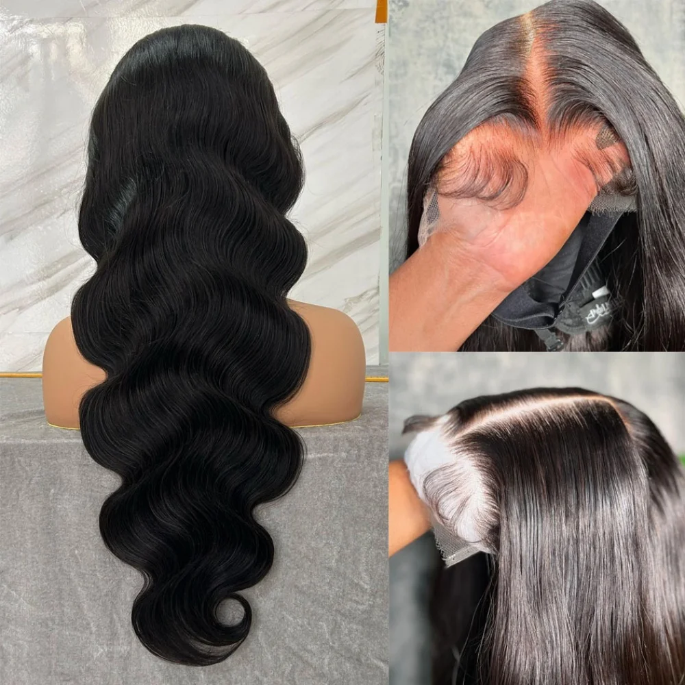 

42-дюймовые парики из натуральных волос с эффектом «волна», 13x6 прозрачные парики из натуральных волос, 13x4 HD парики с кружевной передней частью, 100% натуральные волосы, предварительно вычесанные парики с кружевной передней частью