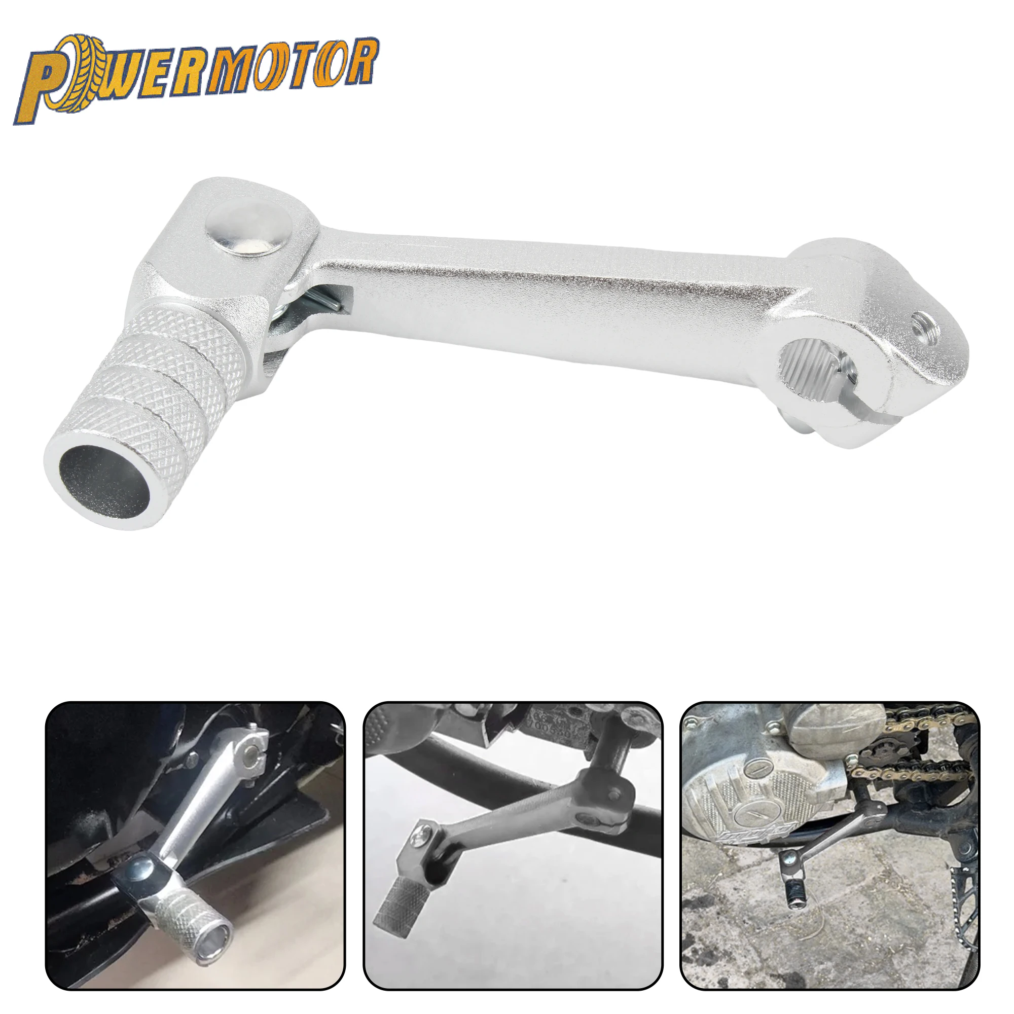 Motorcycle Folding Short CNC Aluminum Gear Shift Lever For 50 160cc Universal Dirt Pit Bike ATV 70 90 110 125 140 150 Parts
