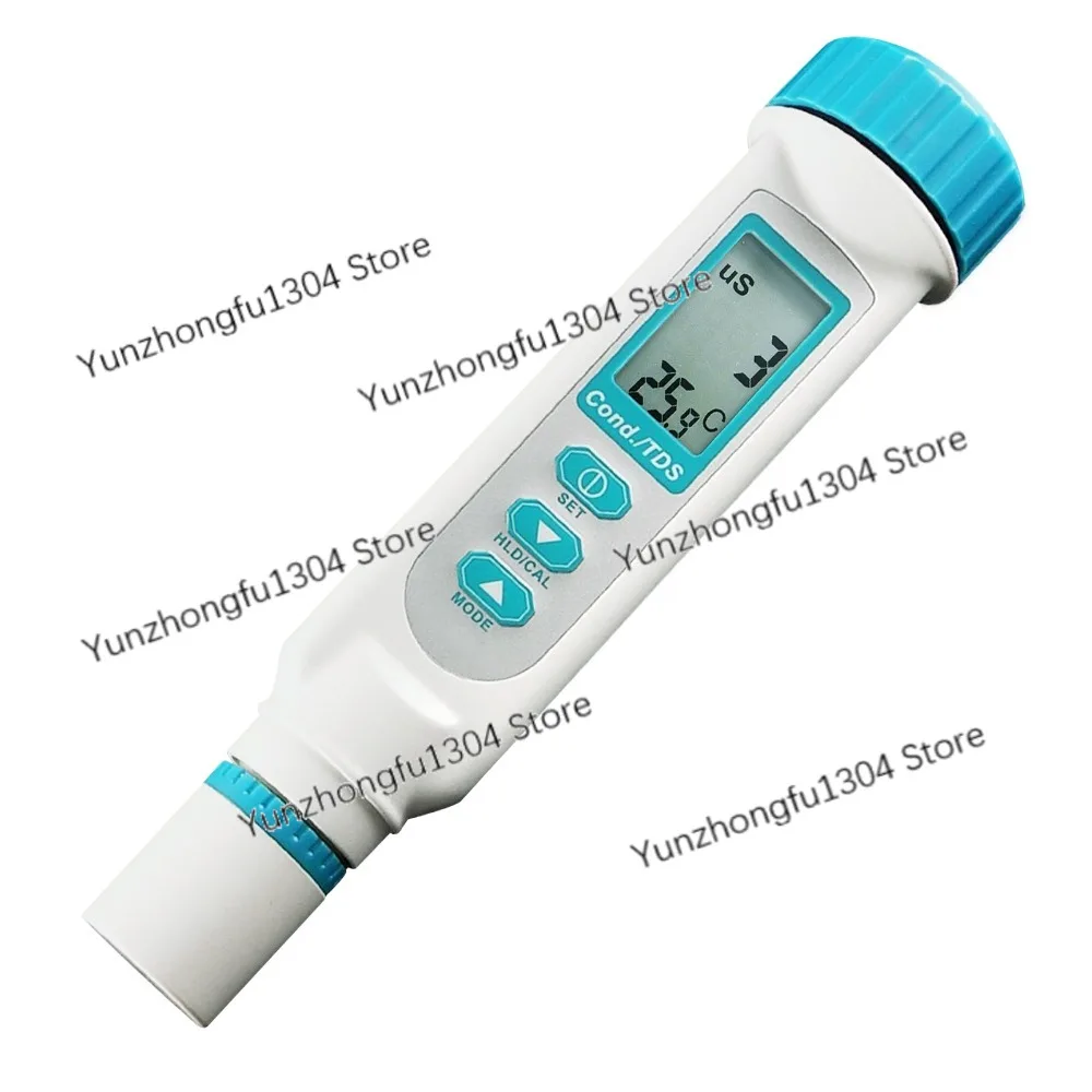 Handheld High Accuracy Portable 3-in-1 Digital Pen-type Water Quality Conductivity TDS Meter, ppm ppt uS mS C/F