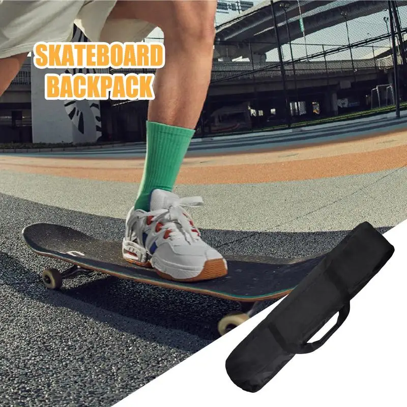 Skateboard Shoulder Bag Skateboard Carry Backpack Waterproof Travel Carry Backpack Outdoor Gear Bag Compact Storage Skateboard