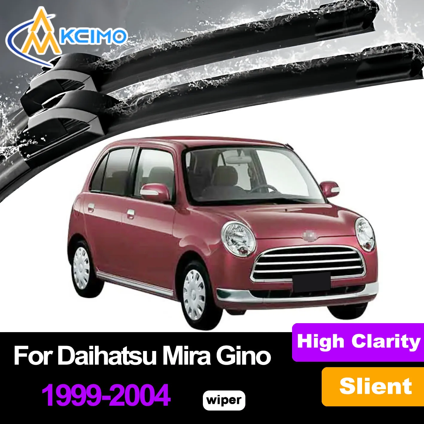 2 шт./компл. щетка стеклоочистителя переднего стекла для Daihatsu Mira Gino L700 1999-2004 всепогодные автомобильные бесшумные щетки стеклоочистителя