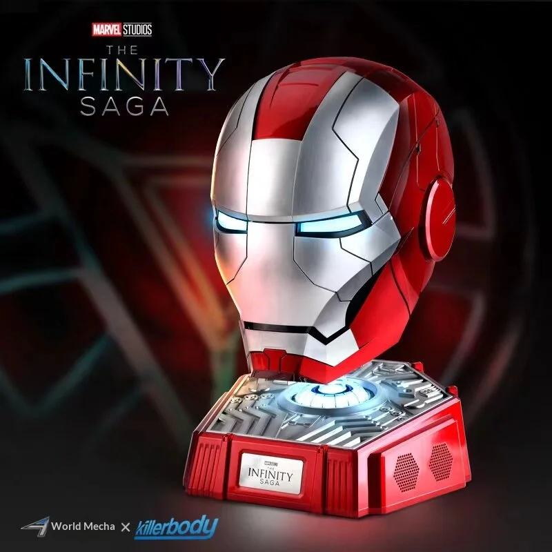 

Killerbody Marvel Iron Man MK5 Wearable Helmet Bluetooth Speaker Base Collectible Model The Infinity Saga For Adult Marvel Fans