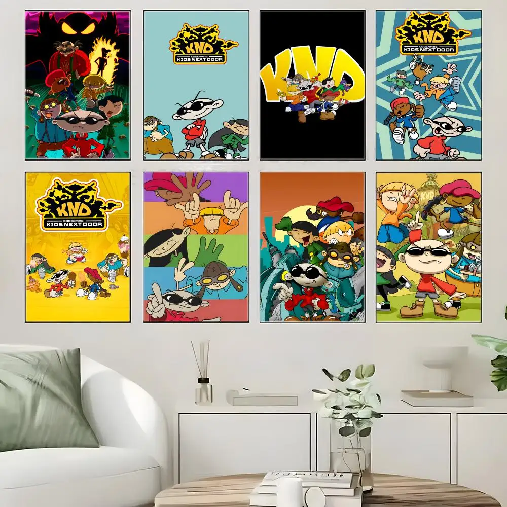 Action Comedy C-Codename Kids Next Door Poster Crease Free Waterproof Durable All Space Wall Decor