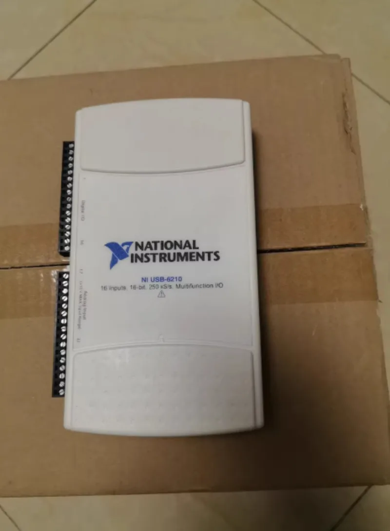 Data Acquisition Multifunction I/O 16 Inputs 16-bit USB-6210 NI-DAQMX 779675-01#Moqu