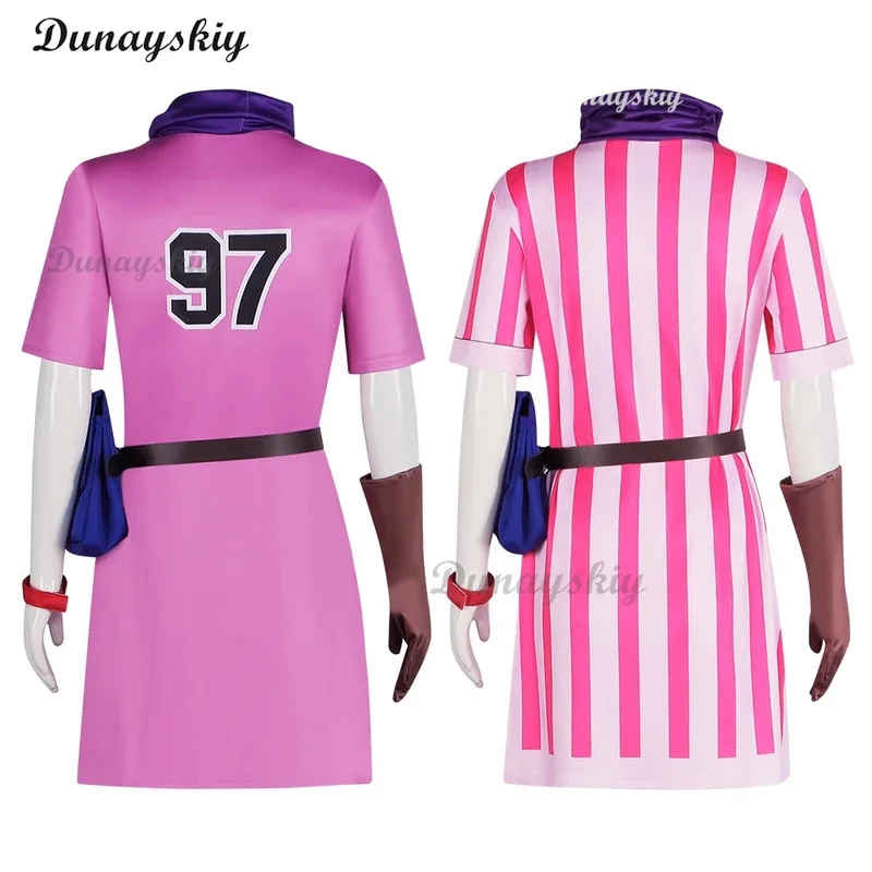 

CyAnime Bulma Косплей Костюм Розовое Платье Униформа Kawaii Девушки Полный Комплект Наряды Хэллоуин Карнавал Маскарад Вечеринка для Взрослых Женщин