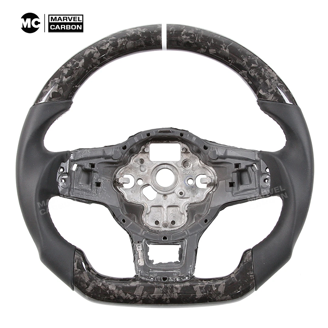 carbon fiber Custom Steering Wheel  for Volkswagen MK7