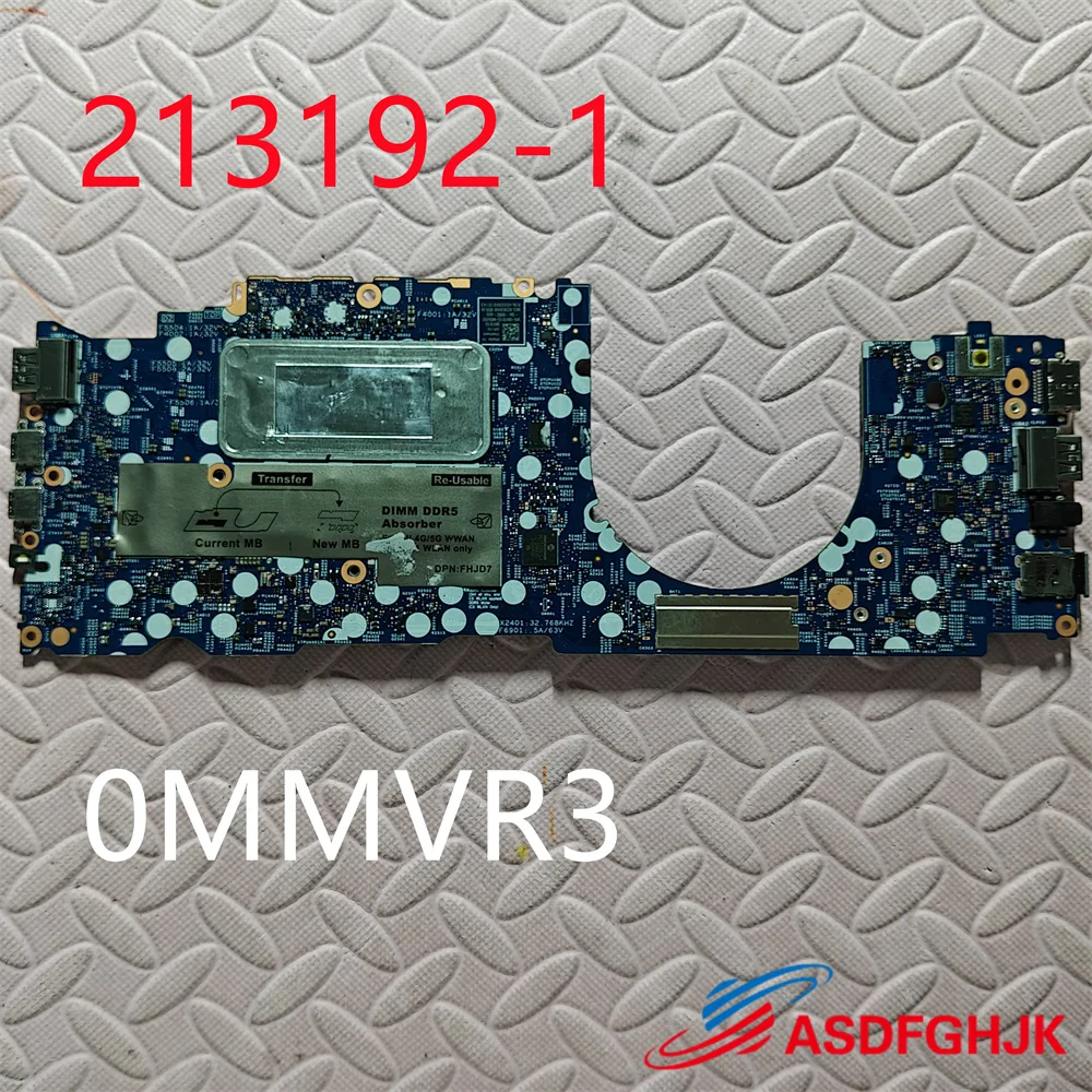 For Latitude 5340 Laptop Motherboard System Mainboard with i5-1335U CPU 16GB RAM 213192-1  0MMVR3 MMVR3