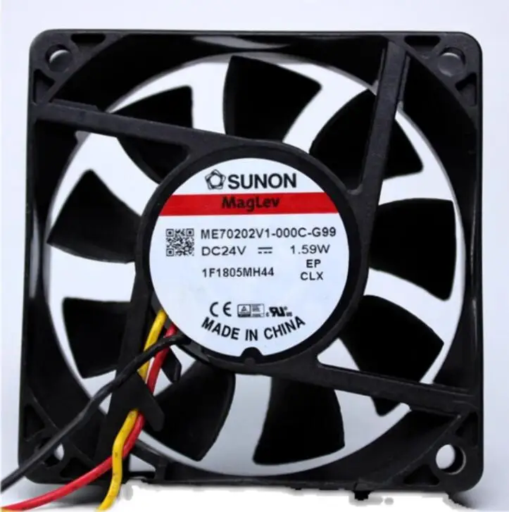 

SUNON ME70202V1-000C-G99 DC 24V 1.59W 70x70x20mm 3-Wire Server Cooling Fan