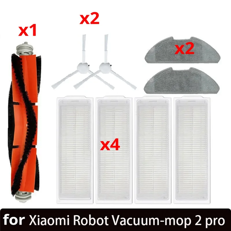 

AT63-For Xiaomi Mi Robot Vacuum-Mop 2 Pro/Lite MJST1SHW MJSTL Main Side Brush Vacuum Cleaner Spare Parts