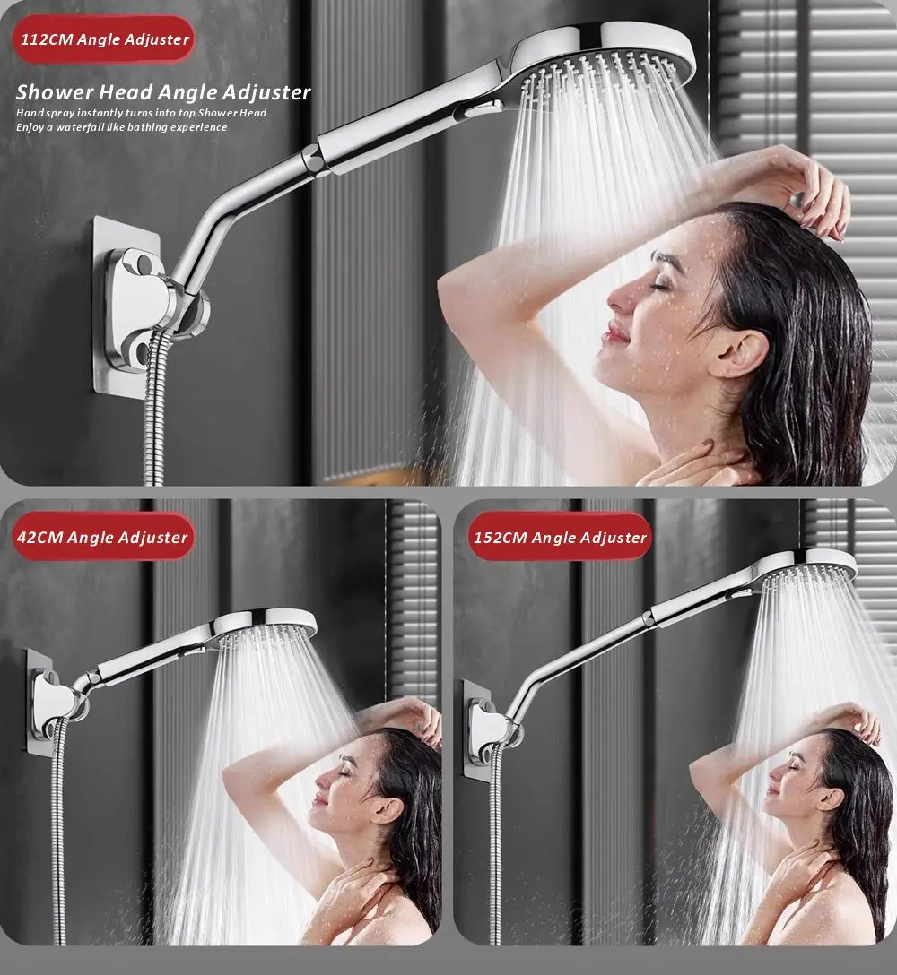 New 1Pcs Shower Head Elbow Adapter G1/2 Connections Shower Extension Angle 90° 135° Elbow Handheld Hand Shower Top Spray Elbow