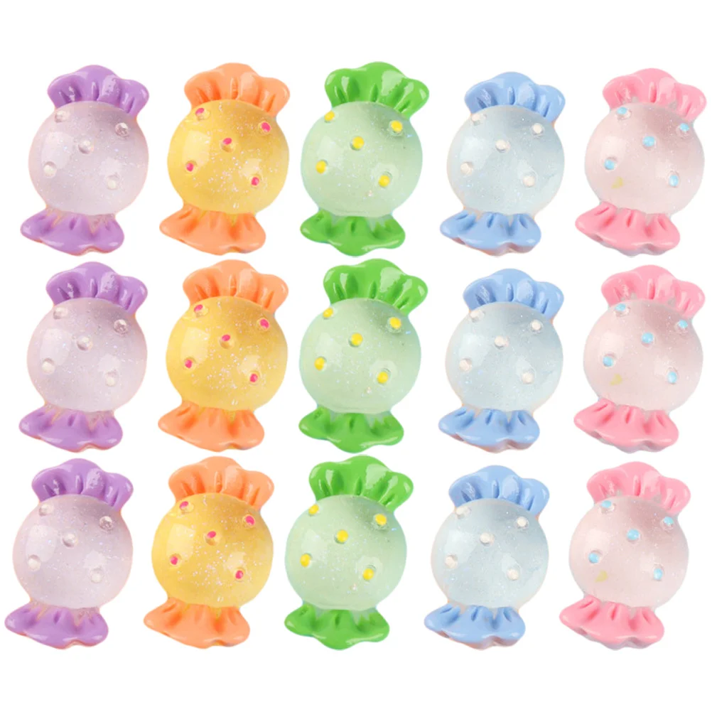 20 قطعة من إكسسوارات الحلوى الراتنج مختلط الألوان حلوى صناعية نابضة بالحياة لمكتب فندق بار مقهى ديكورات منزلية للاستخدام #1