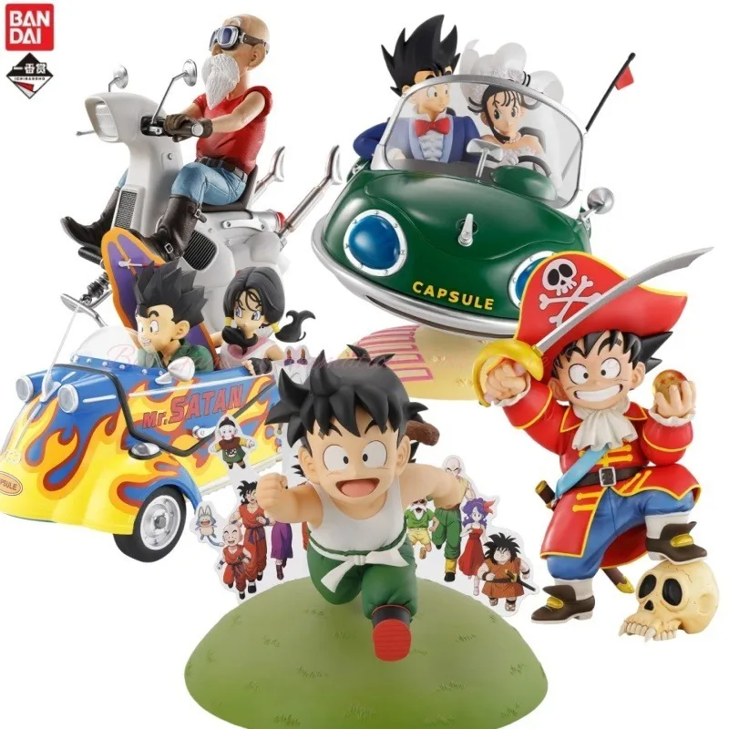 

【В наличии】Bandai Ichibanshou Dragon Ball Z Goku, Goku and Chi-Chi, пиратский наряд Гоку, Kame Sennin, экшн-фигурка, коллекционная игрушка