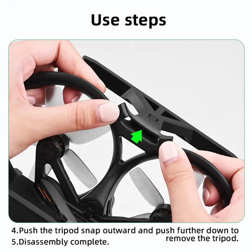 Landing Gear Compatível Para Dji Avata Heightened Tripod Protection Gimbal Extension Bracket Protector Drone Acessórios