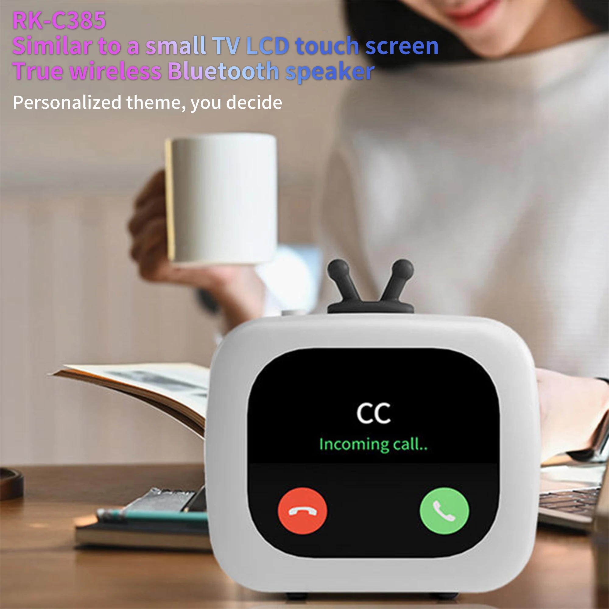 

K-C385 Модель телевизора ЖК-сенсорный экран Bluetooth-динамик Домашний уличный портативный сабвуфер