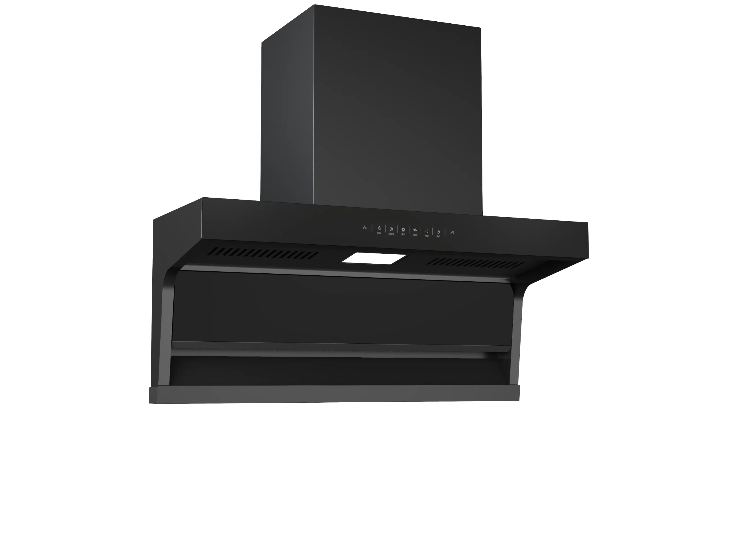 

7-Shaped Top Side Dual Suction Range High Suction Electric Stainless Steel Vented Exhaust for Home Kitchen Use