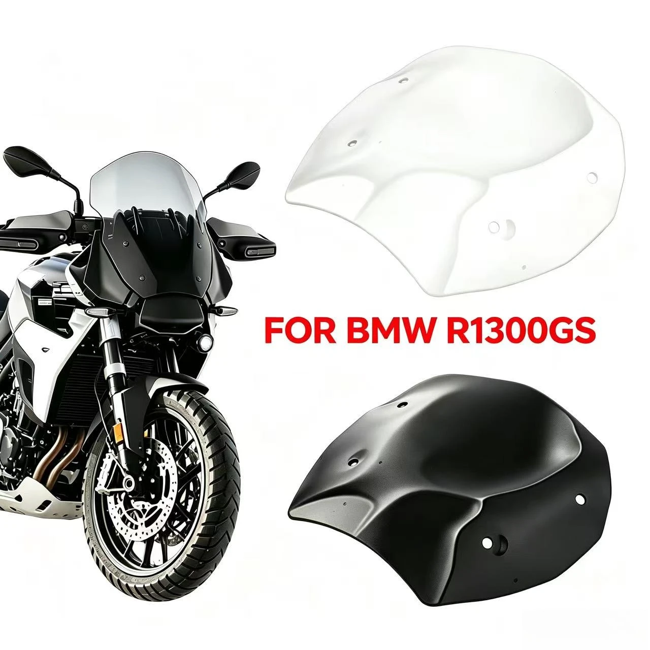 Motorcycle Short Windshield Windscreen Fairing Wind Deflector For BMW R1300GS R 1300 GS R1300 GS r1300gs R 1300GS 2023 2024