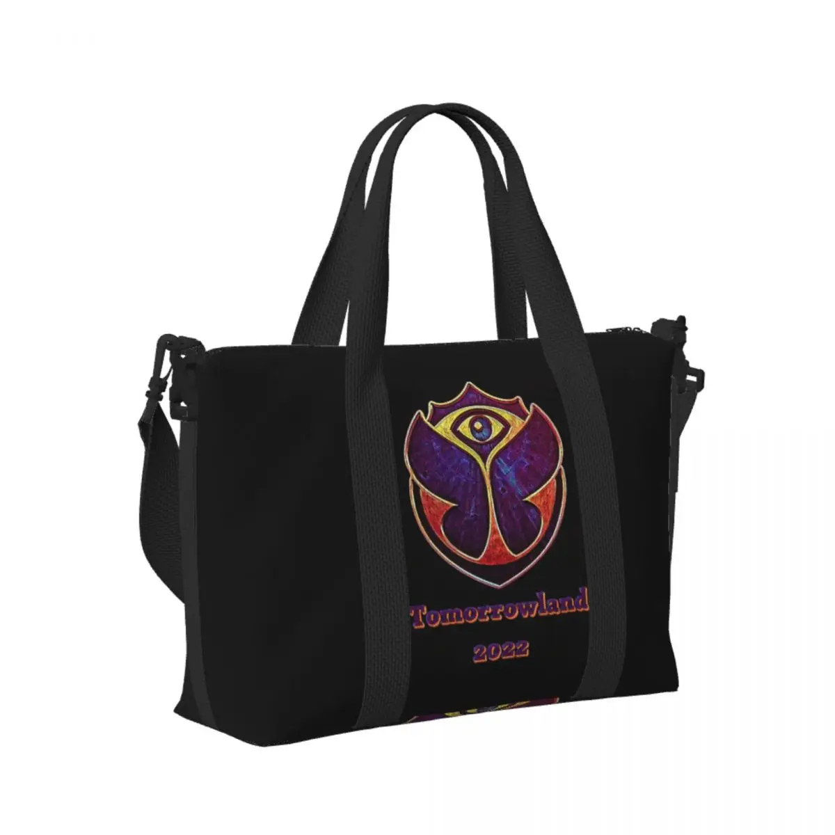 

Tomorrowland Adult Cowboy Beach Travel Bag Large Capacity Tote Bags for Gym Yoga Women Shopping Duffle Shoulder Bag
