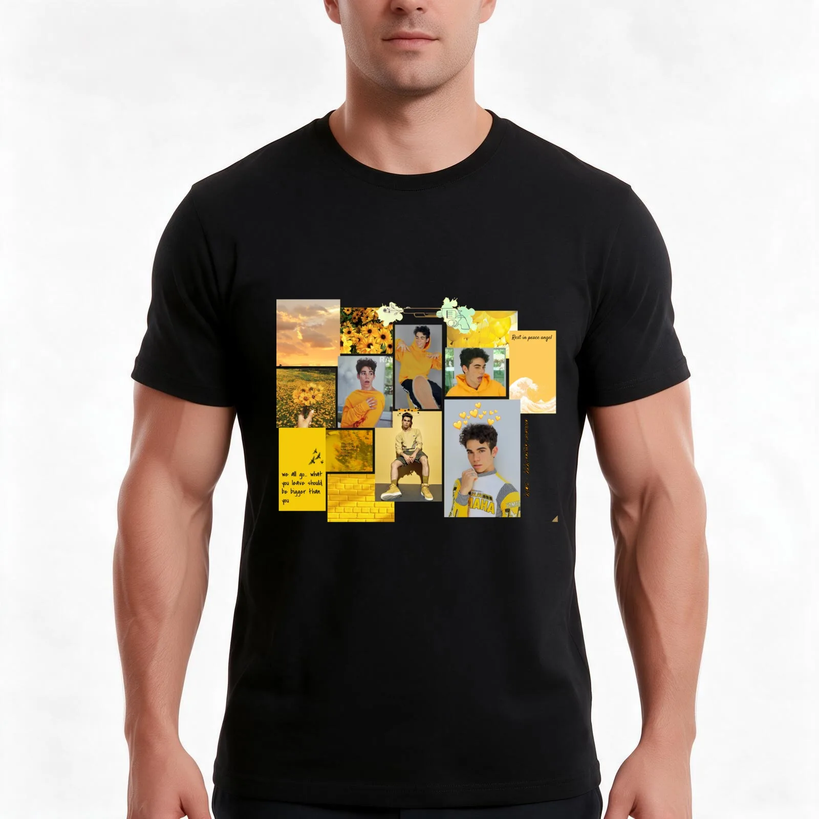 cameron boyce T-Shirt Summer Casual Cotton Tee Oversized Streetwear Tops Vintage Graphic Print Loose Fit Short Sleeve