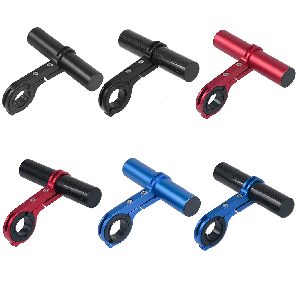 Bike Handlebar aluminum alloy bicycle handlebar extender mountain bike bicycle front light bracket lamp flashlight accessories