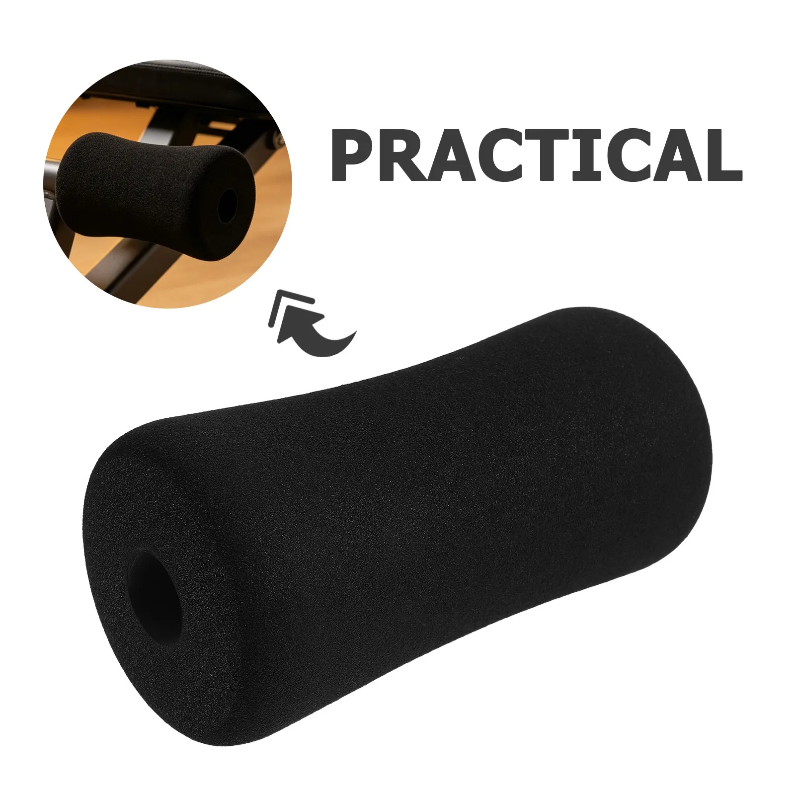 4Pcs Foam Foot Pads for Gym Equipment Replacement Non Slip Sponge Rollers Fitness Leg Extension Machine Bench Covers