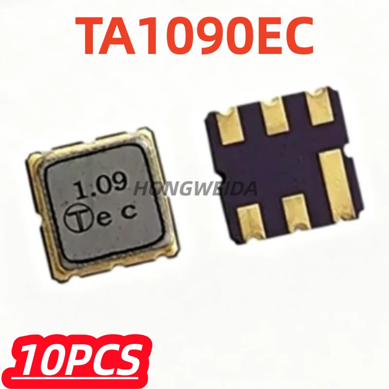 10Pcs/lot 100% New TA1090EC code 1.09 1090MHz packaged SMD SAW sound meter filter
