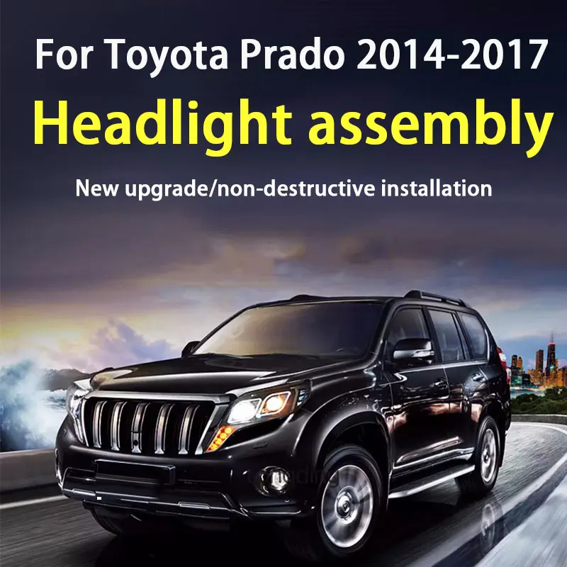 

Фара для Toyota Prado 2013-2017 Авто автомобильные товары LED DRL Hella Xenon Lens Hella Hid H7 Prado LC150 Автомобильные аксессуары