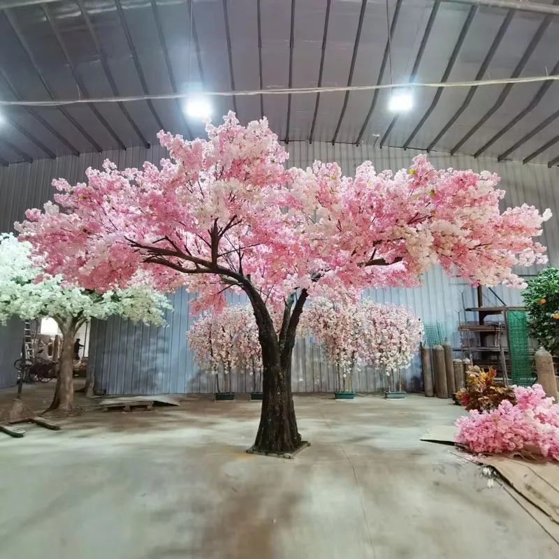 Plant Ornament Home Decoration Real Customized Artificial Indoor Cherry Blossom Tree