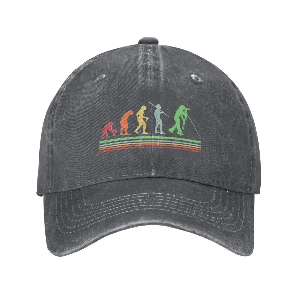 2026 Photographer Evolution Retro Vintage Baseball Cap Funny Hats Fishing Hat Men's Big Size Hat Sun Hat For Men Women's