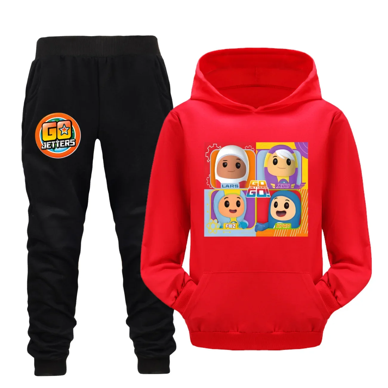 

New Video Go Jetters Clothes Kids Autumn Hoodies&Sweatshirt Pant 2pcs Set Baby Boys Cartoon Clothing Sets Girls Casual Sportsuit
