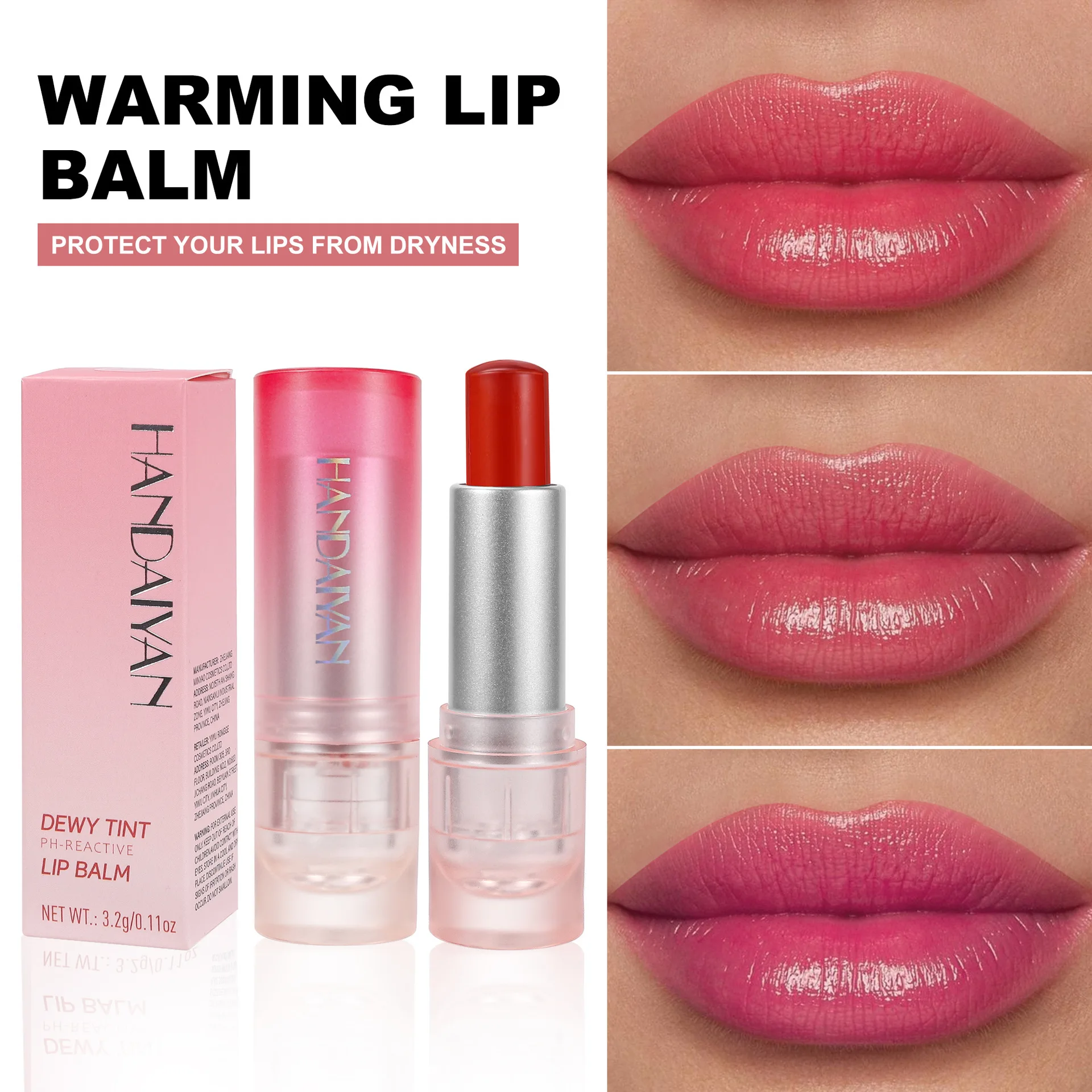 Color Changing Jelly Lipstick Long Lasting Moisturizing Hydrating Non Sticky Premium Comfortable for Daily Use