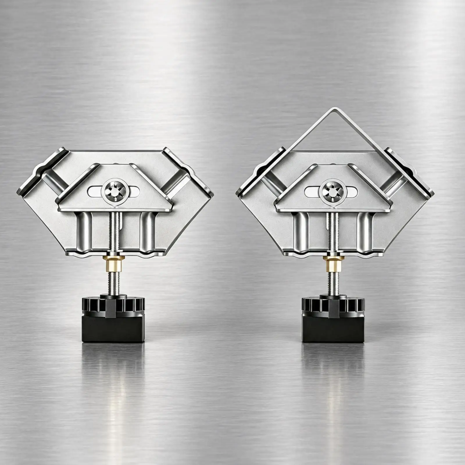 Angle Fixing Clamp Stainless Steel Corner Clamps for Woodworking with Threaded Screw Hand Turn Adjustment