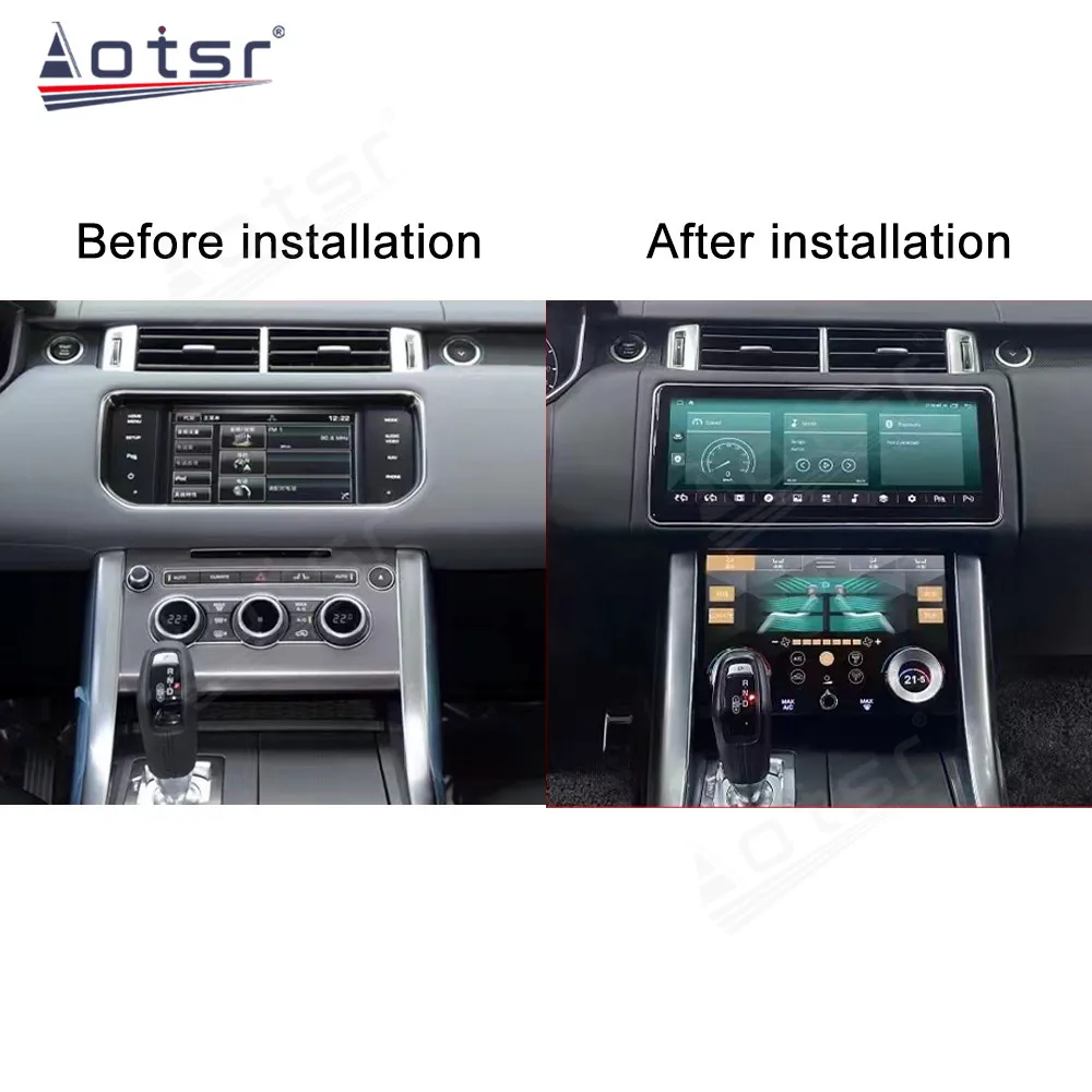 

10-дюймовый ЖК-экран климат с сенсорным экраном, панель переменного тока для Land Rover, передний ряд, кондиционер, автомобильный головной блок, автомобильные аксессуары