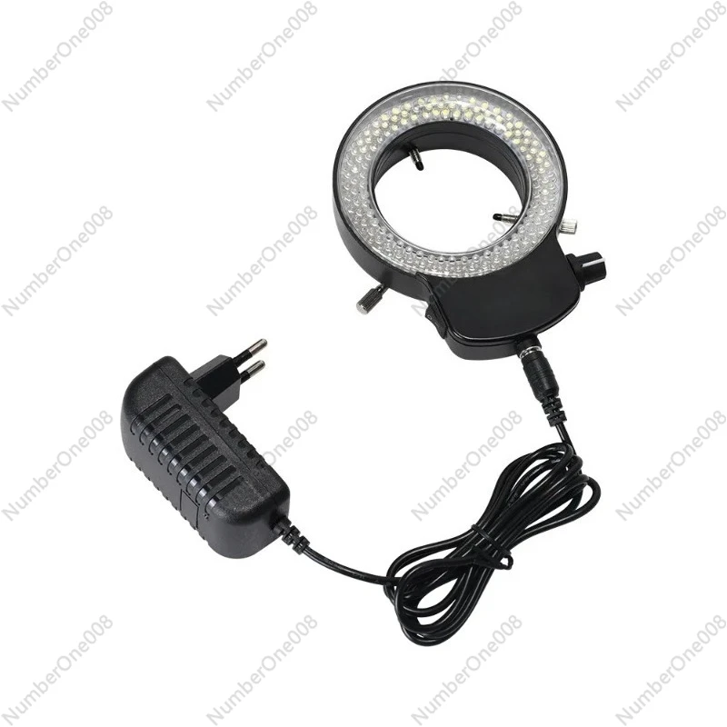 MIC-209 مجهر حلقة الضوء 144 الخرز مصدر الضوء قابل للتعديل، ضوء حلقة غطاء محرك السيارة الشفاف #1