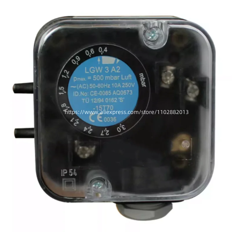 LGW3A2 Air Pressure Switch For Gas and Air