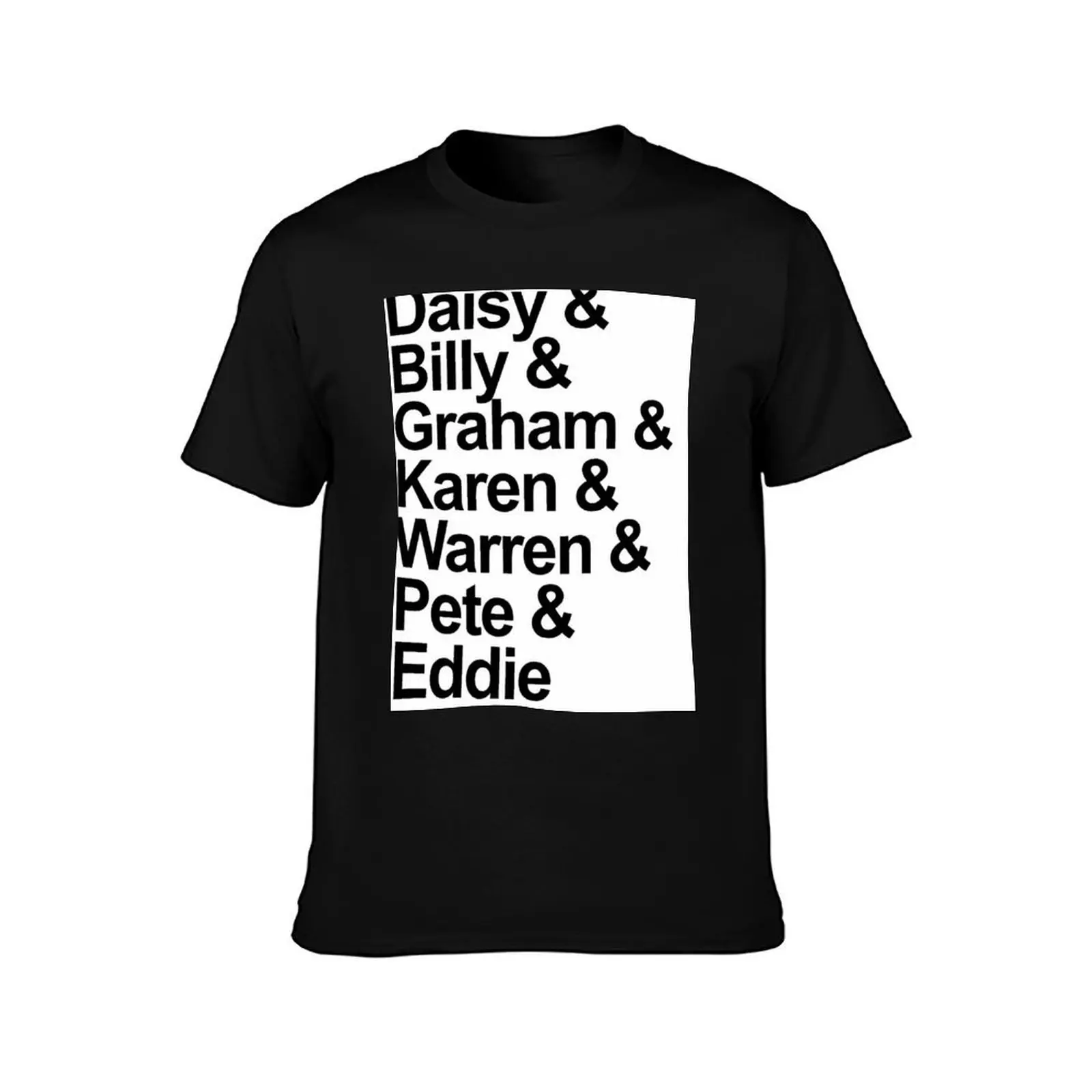 Daisy Jones and The Six T-Shirt Big and Tall Casual T-Shirt