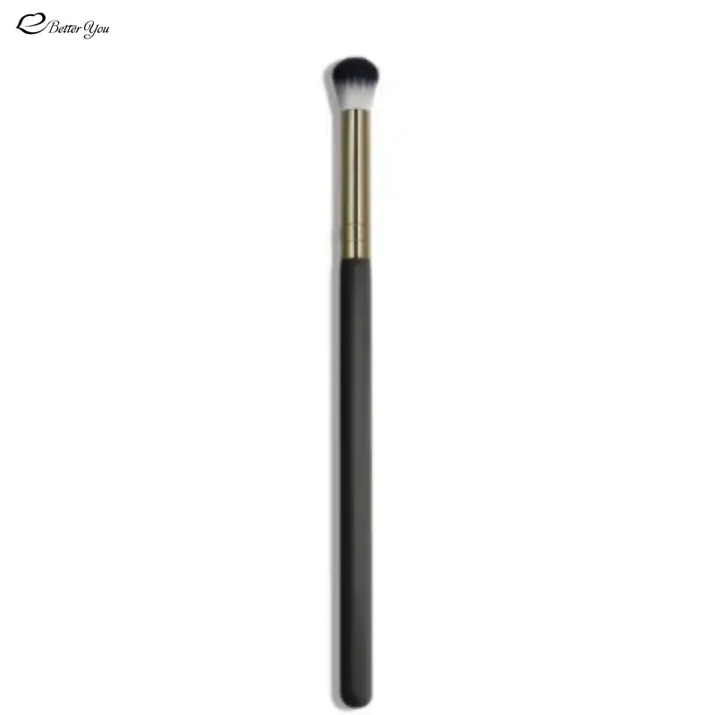 1 Pcs Soft Hair Eye Shadow Brush Black Gold Tube Double Hair Eye Smudge Brush Makeup Brush Makeup Tools Beauty Cosmetics